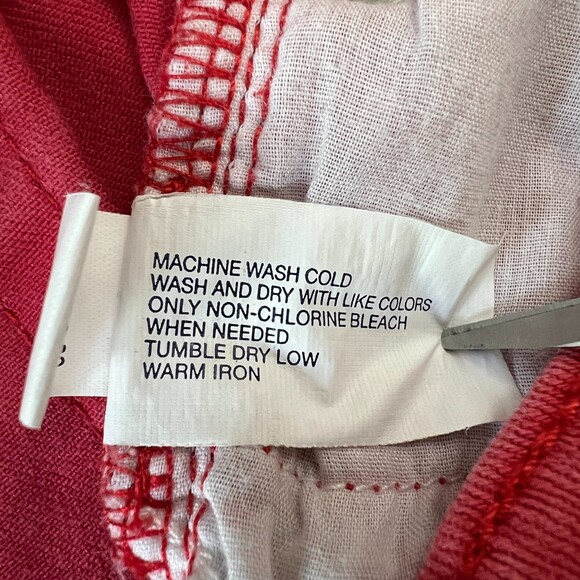 Gap Women's Hadley Red Cut Off Shorts Stretch Cotton Size 2 - Picture 5 of 10